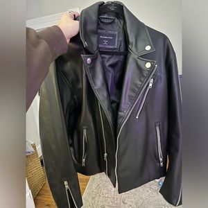 Abercrombie Faux Leather Jacket